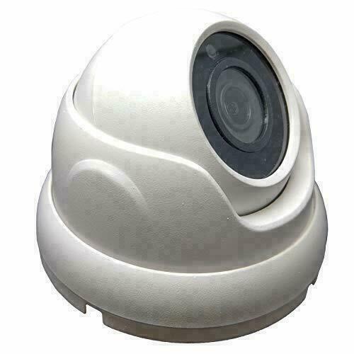 [1PV-28IPDC2] 1stPV 2.8mm Fixed WideAngle Lens PoE IP Dome Outdoor Surveillance Camera, 1080P Full HD, 2MP 4in1 (TVI/AHD/CVI/CVBS), Smart IR Tech, Analog CCTV Security Camera, Metal, White