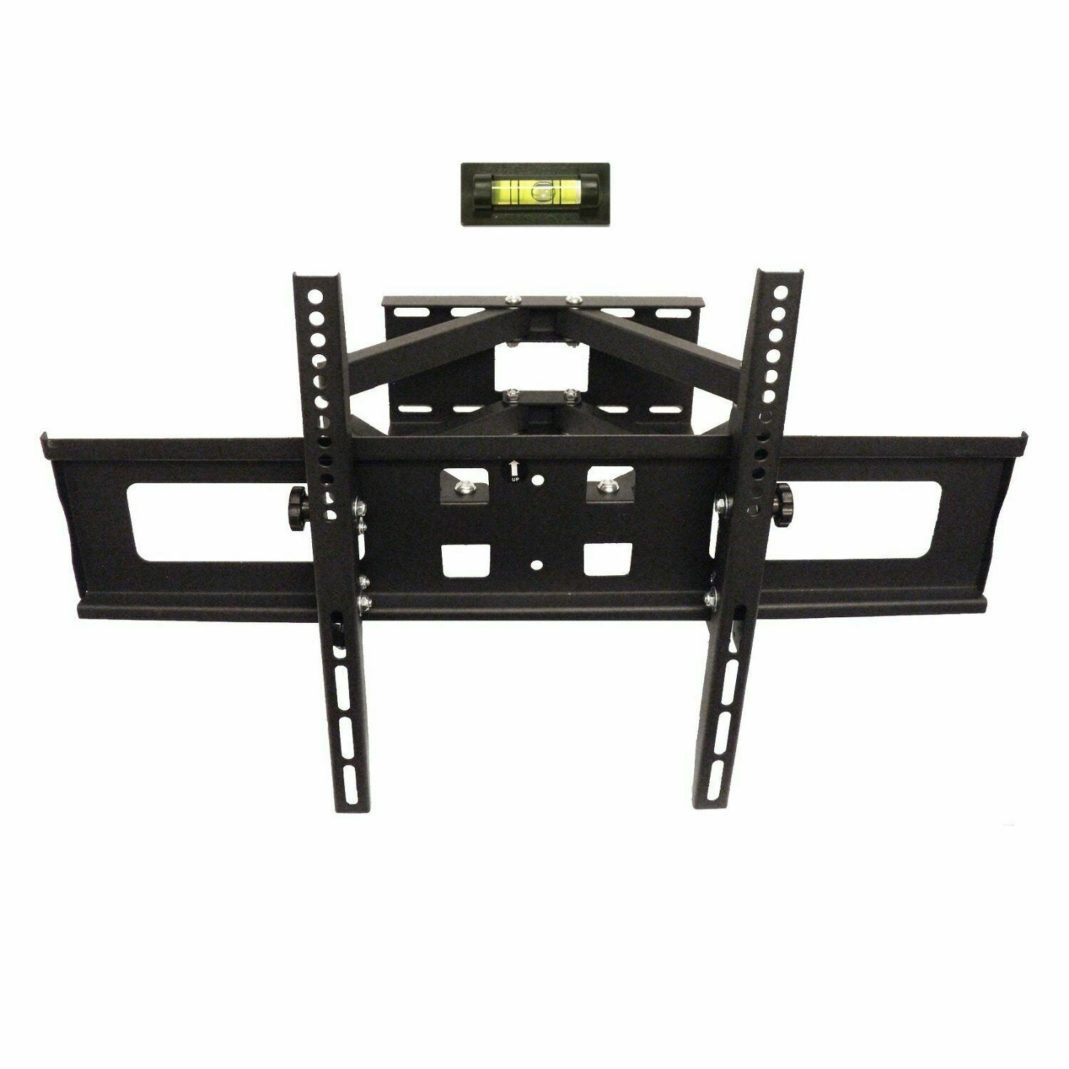 1stPV Full Motion Dual Arm TV Wall Mount 22"~65" Tilt Swivel, hold up to 88lb/40kg