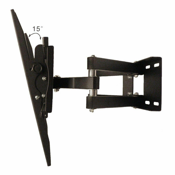 1stPV Full Motion Dual Arm TV Wall Mount 22"~65" Tilt Swivel, hold up to 88lb/40kg